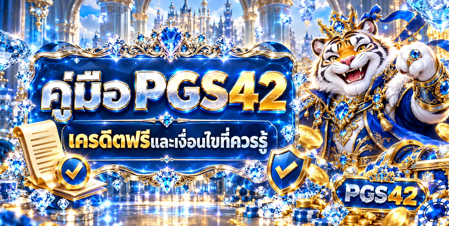 PGS42 เครดิตฟรี วิธีอ่านเงื่อนไขก่อนรับสิทธิ์
